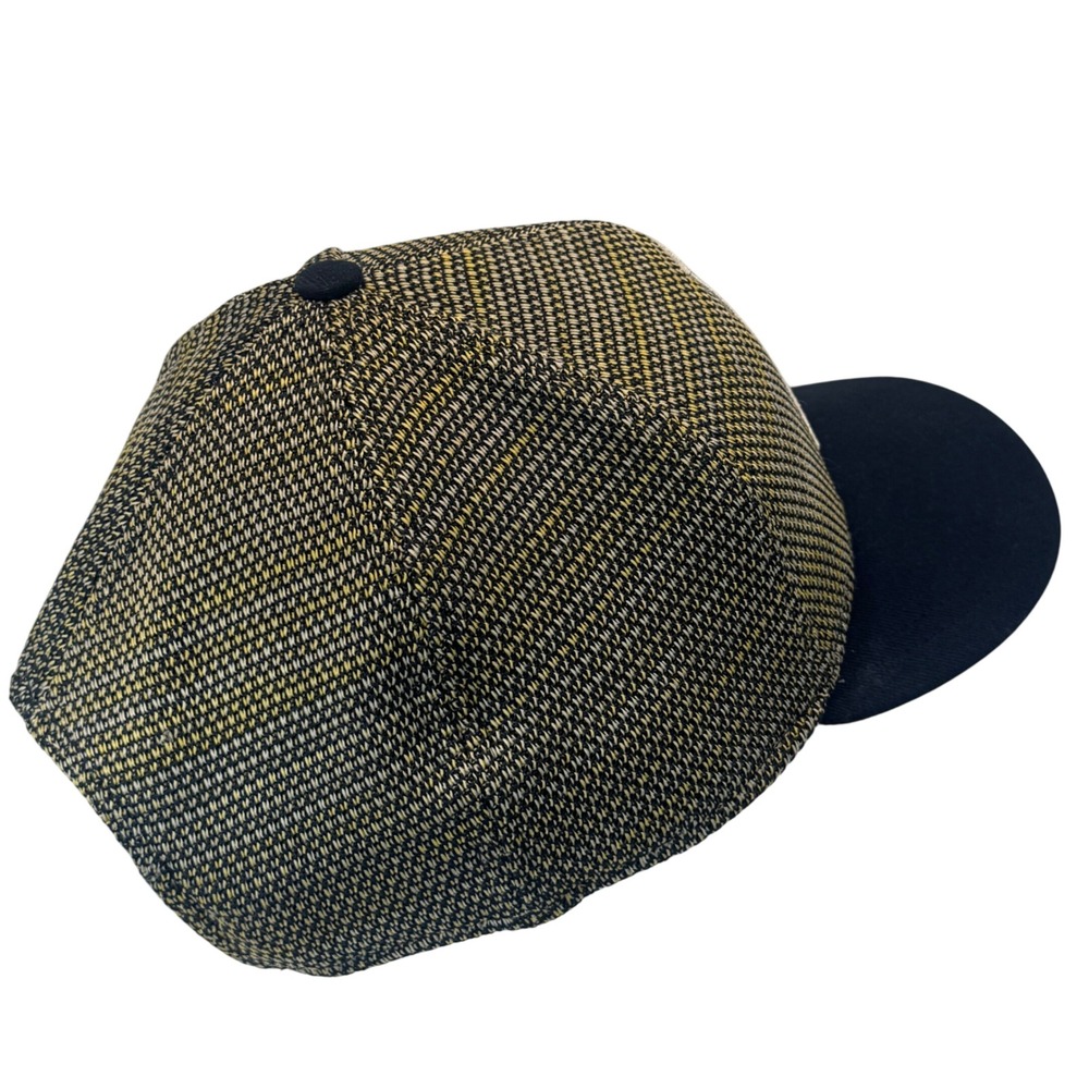 New Era 9FIFTY Indiana Pacers Snapback Hat Navy Gold Textured Knit NBA Cap - Picture 8 of 8